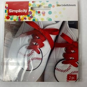 Simplicity Baseball Shoe Embellishments
